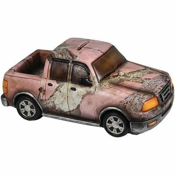 Pink Camo Pick Up Truck Piggy Bank New in Box - Picture 1 of 7
